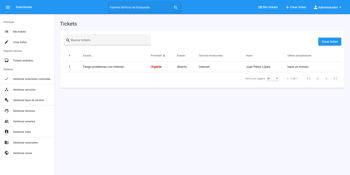 Captura de pantalla de Sistema de Mesa de Ayuda (tesis)